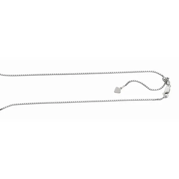 Silver 1.4mm Adjustable Box Chain  Alan Miller Jewelers Oregon, OH
