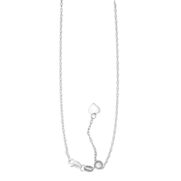 Silver 1.5mm Adjustable Loose Rope Chain  Thomas A. Davis Jewelers Holland, MI