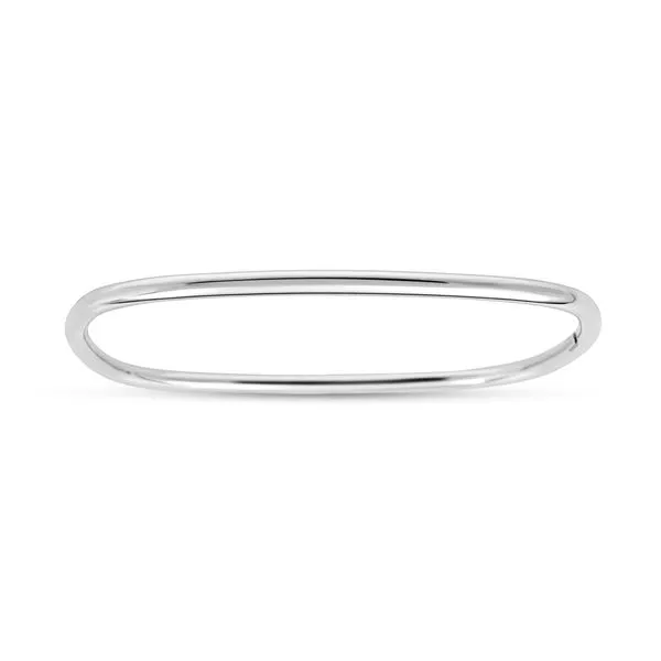 Silver Slip on Square Bangle Tennies Jewelry Appleton, WI