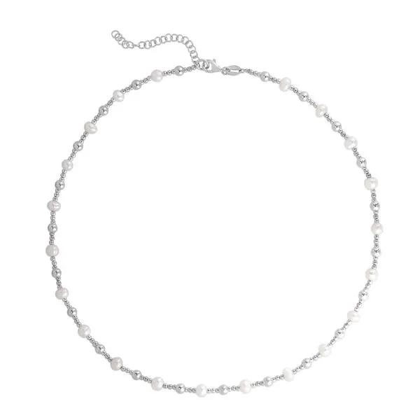 Silver Pearl Bead Chain Thomas A. Davis Jewelers Holland, MI