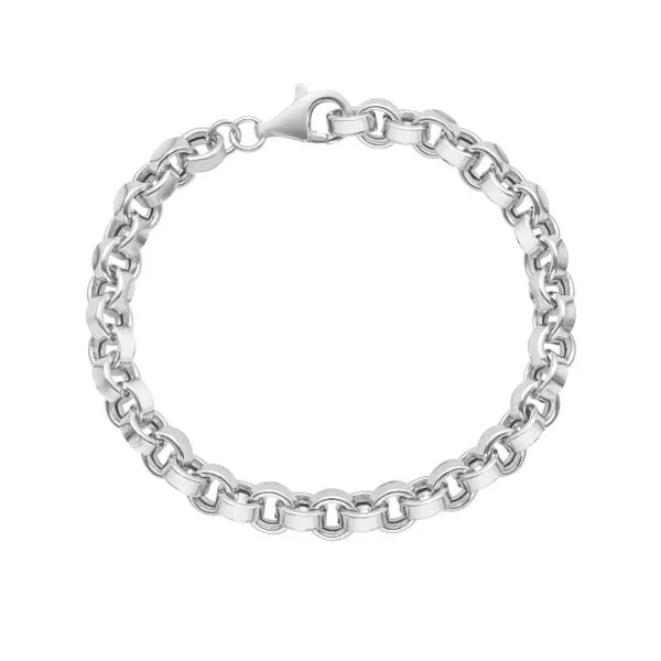 Silver Rolo Link Bracelet Clater Jewelers Louisville, KY
