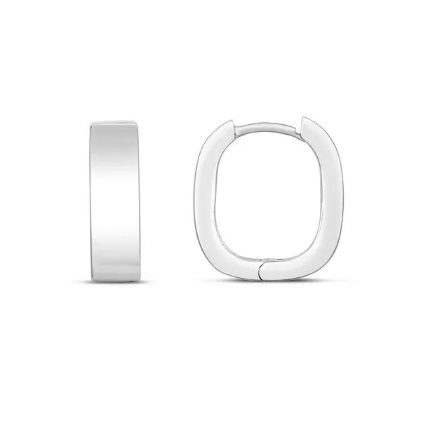 Silver Round Snap Hoops Tennies Jewelry Appleton, WI