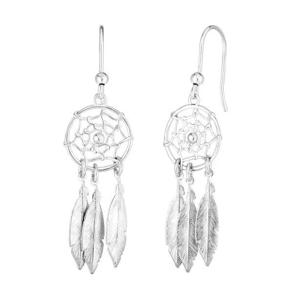 Silver Dream Catcher Earring Thomas A. Davis Jewelers Holland, MI