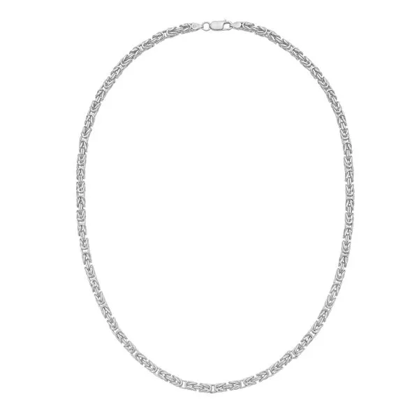 Silver 4.2mm Lite Square Byzantine Chain Tennies Jewelry Appleton, WI