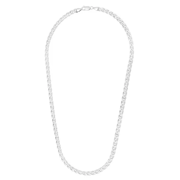 Silver 5.6mm Concave Mariner Chain  Alan Miller Jewelers Oregon, OH