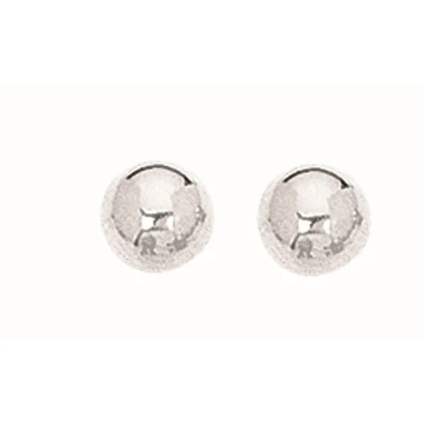 Silver 6MM Ball Earring Thomas A. Davis Jewelers Holland, MI