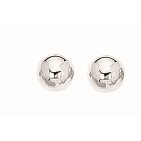 Silver 7MM Ball Earring Tennies Jewelry Appleton, WI