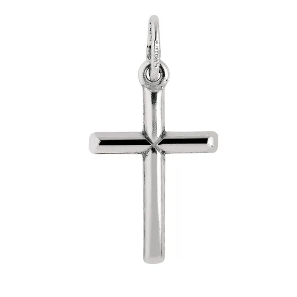 Silver Small Tube Cross Tennies Jewelry Appleton, WI
