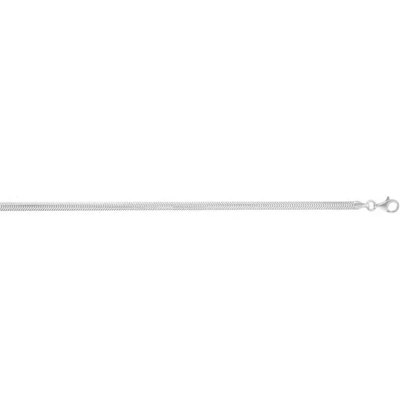 Silver 3.3mm Oval Snake Chain Linwood Custom Jewelers Linwood, NJ