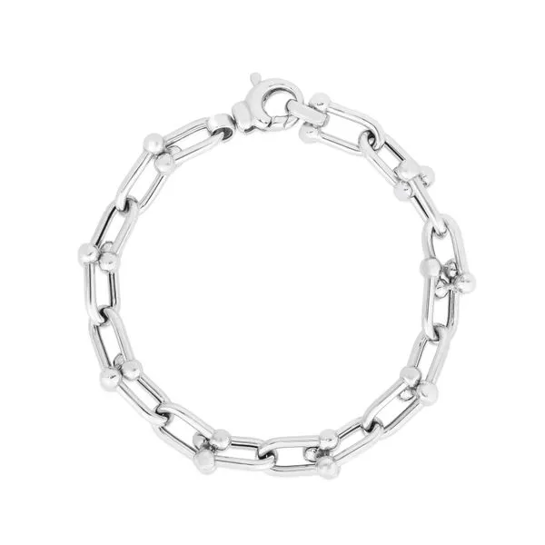 Silver Jax Link Bead Bracelet Tennies Jewelry Appleton, WI