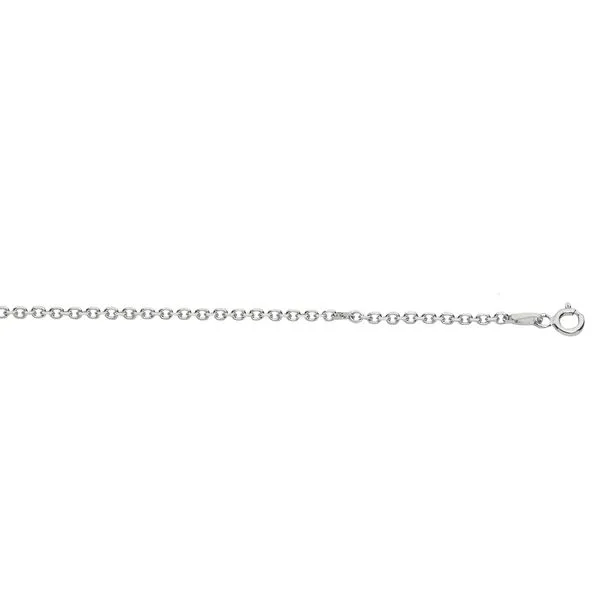 Silver 2.2mm Diamond Cut Cable Chain Tennies Jewelry Appleton, WI