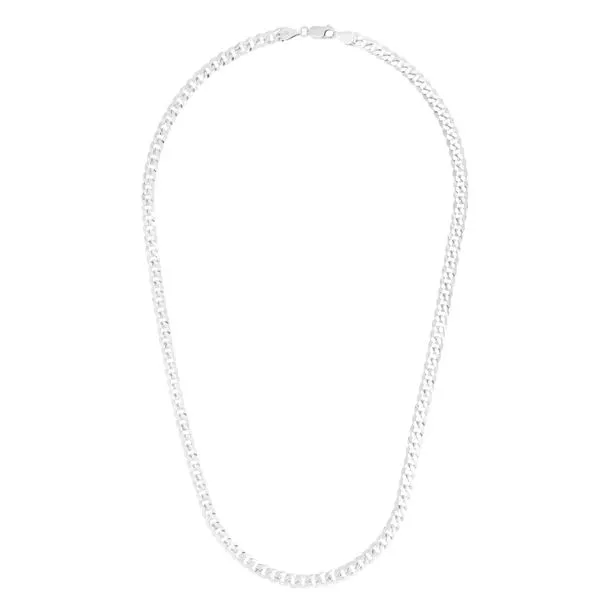 Silver 7mm Comfort Curb Chain  Tennies Jewelry Appleton, WI
