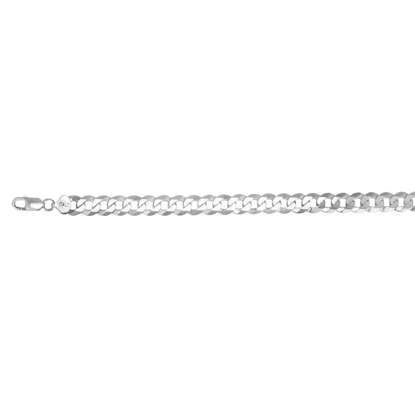 Silver 10.2mm Comfort Curb Chain Thomas A. Davis Jewelers Holland, MI