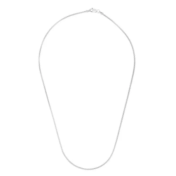 Silver 1.8mm Popcorn Chain  Thomas A. Davis Jewelers Holland, MI
