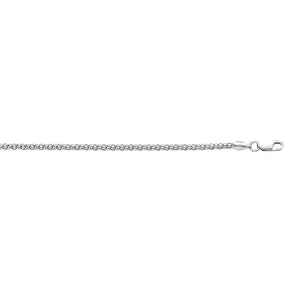 Silver 2.5mm Popcorn Chain  Alan Miller Jewelers Oregon, OH