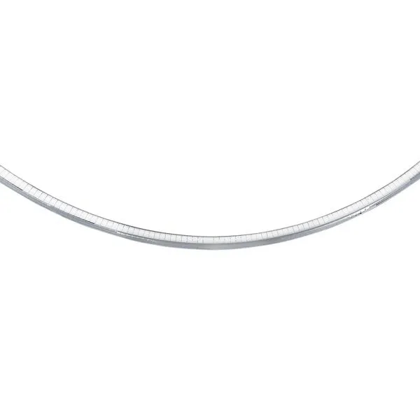 Silver 6mm Omega Chain Tennies Jewelry Appleton, WI