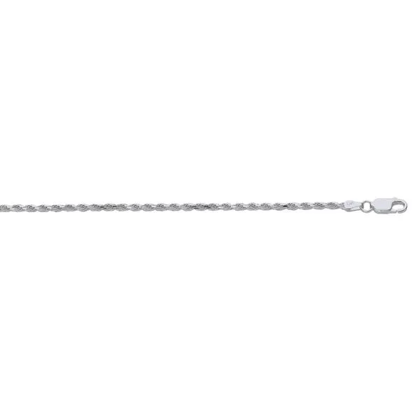 Silver 2.2mm Rope Chain  Tennies Jewelry Appleton, WI