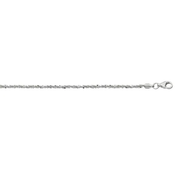 Silver 2.2mm Sparkle Chain  Tennies Jewelry Appleton, WI