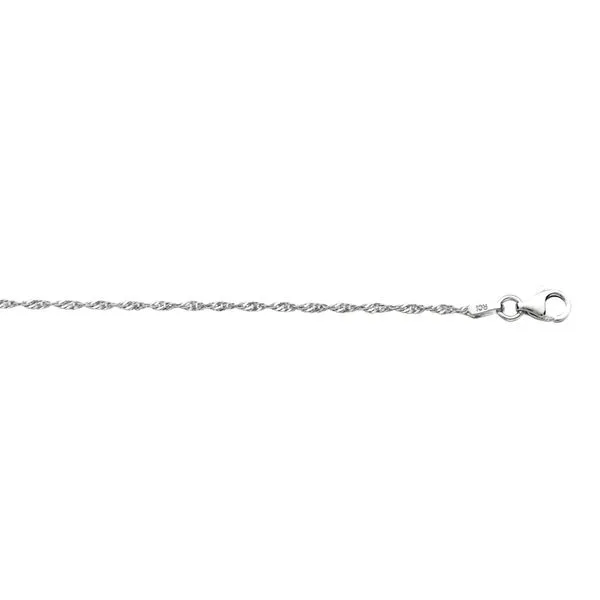 Silver 1.5mm Singapore Chain Thomas A. Davis Jewelers Holland, MI