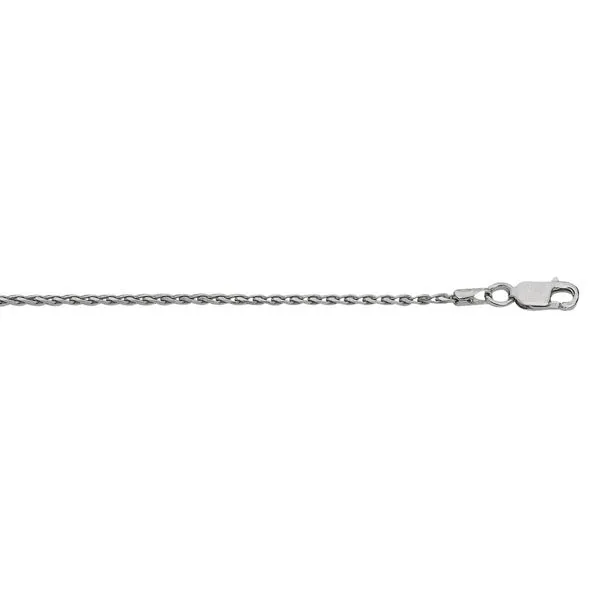 Silver 1.5mm Diamond Cut Wheat Chain  Tennies Jewelry Appleton, WI