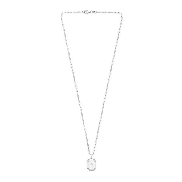 Silver Octagonal Star Locket Necklace Clater Jewelers Louisville, KY