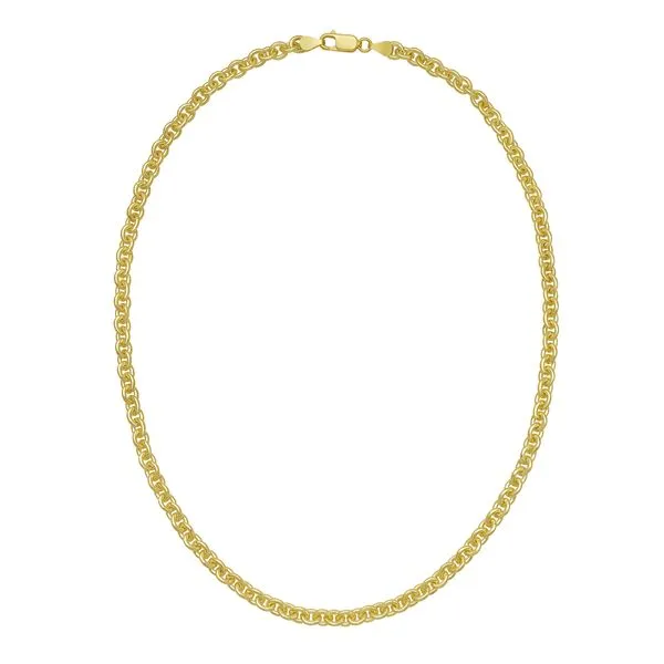 Gold Over Silver 5.7mm Rolo Chain Alan Miller Jewelers Oregon, OH