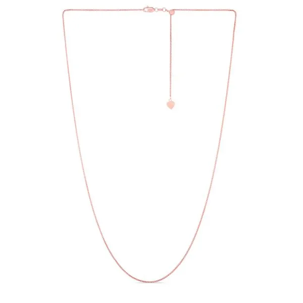 14K Gold 1mm Adjustable Wheat Chain  Thomas A. Davis Jewelers Holland, MI