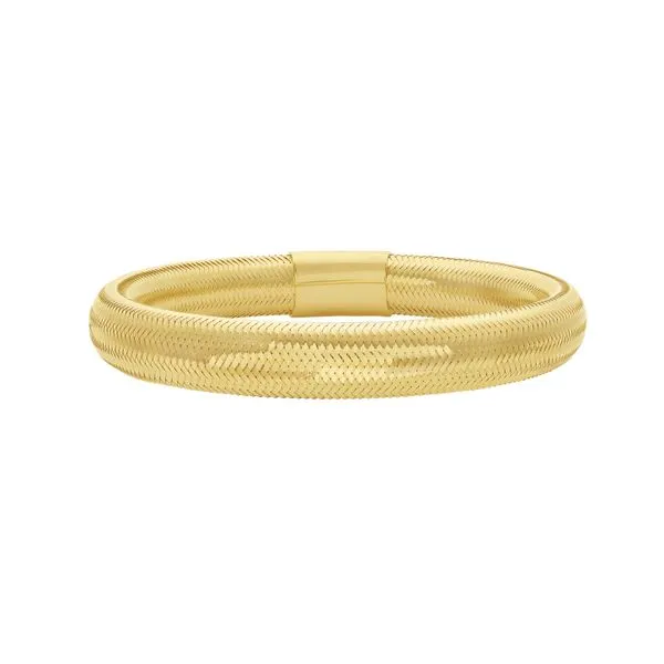 14K Large Stretch Mesh Bracelet Gysbers Jewelry Waupun, WI