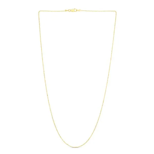 14K Gold 1.1mm Diamond Cut Bead Chain Tennies Jewelry Appleton, WI