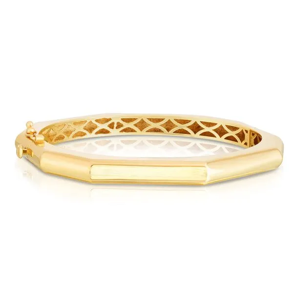 14K Octagon Edge  Bangle Tennies Jewelry Appleton, WI