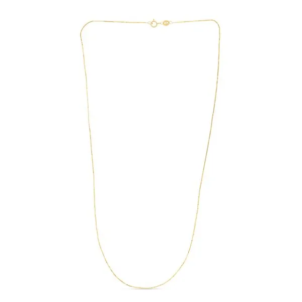 14K Gold .60mm Classic Box Chain  Tennies Jewelry Appleton, WI