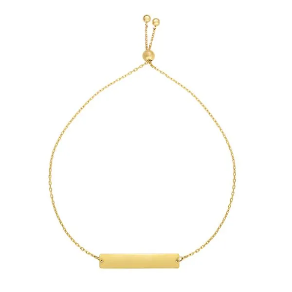 14K Gold ID Friendship Bracelet Thomas A. Davis Jewelers Holland, MI