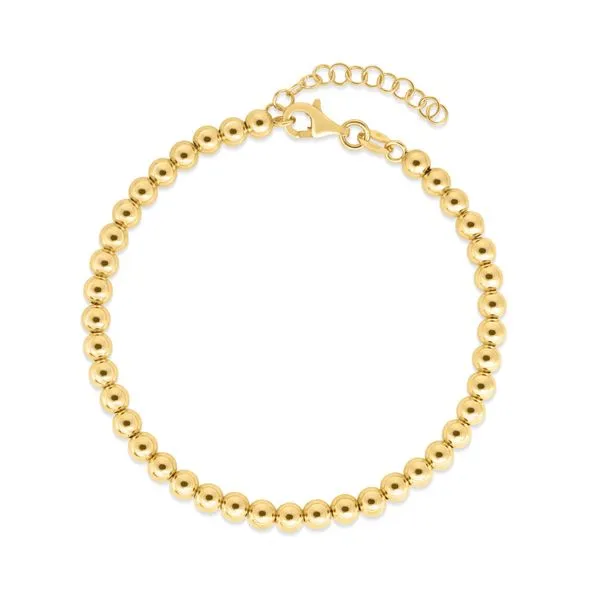14K Gold 4mm Bead Chain Alan Miller Jewelers Oregon, OH