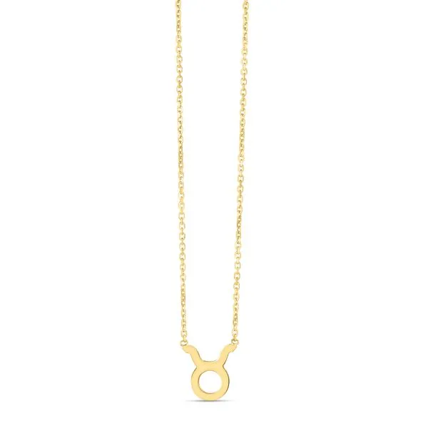 14K Gold Taurus Necklace Alan Miller Jewelers Oregon, OH