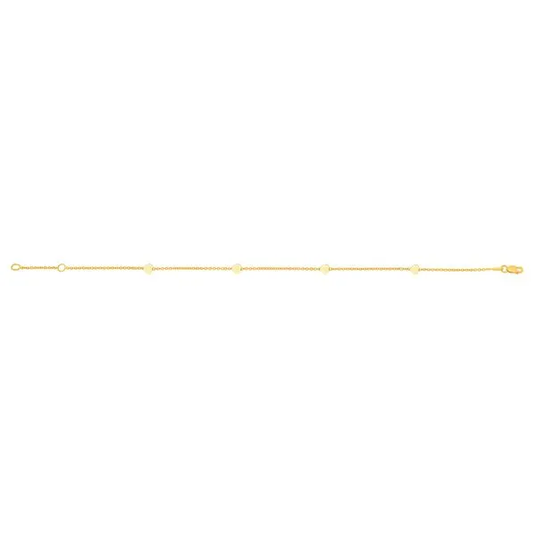 14K Gold Heart Anklet James & Williams Jewelers Berwyn, IL