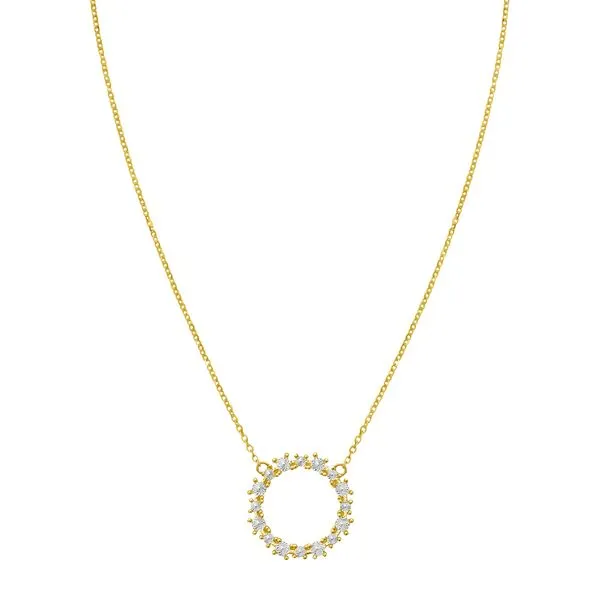14K Diamon'Oro Circle Necklace Rebel Diamonds New Hampton, IA