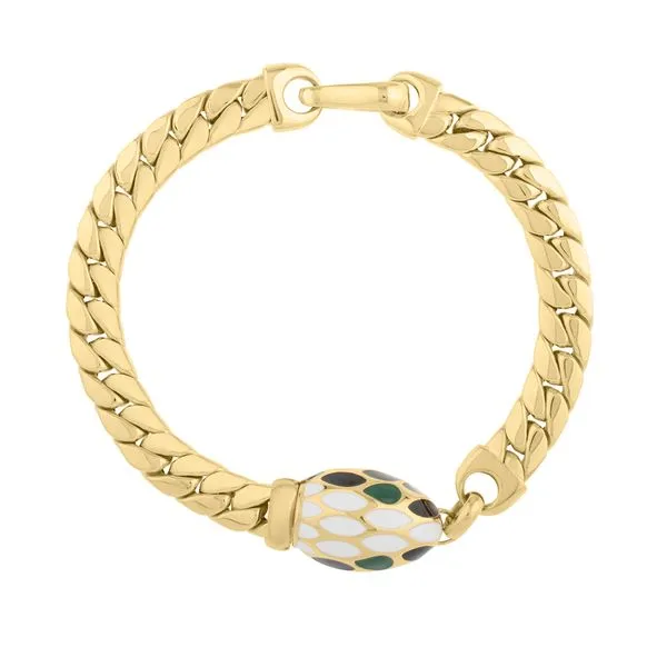 14K Le Serpent Curb Link Bracelet James & Williams Jewelers Berwyn, IL