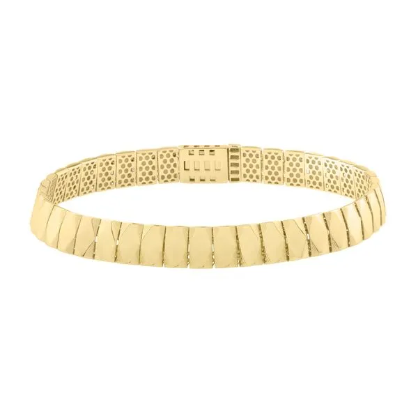 14K Diamond-Shaped Tile Length Bracelet Tennies Jewelry Appleton, WI
