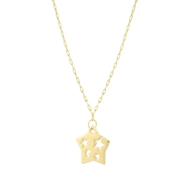 14K Cutout Star Pendant Scirto's Jewelry Lockport, NY