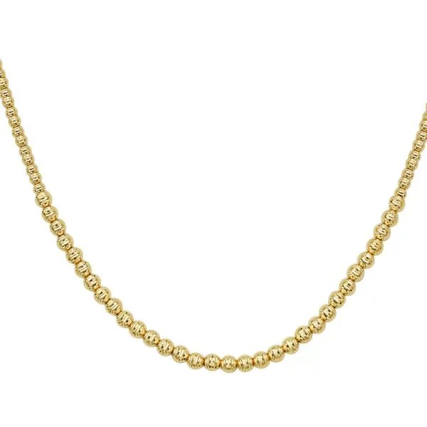 14K Graduated Bead Necklace James & Williams Jewelers Berwyn, IL