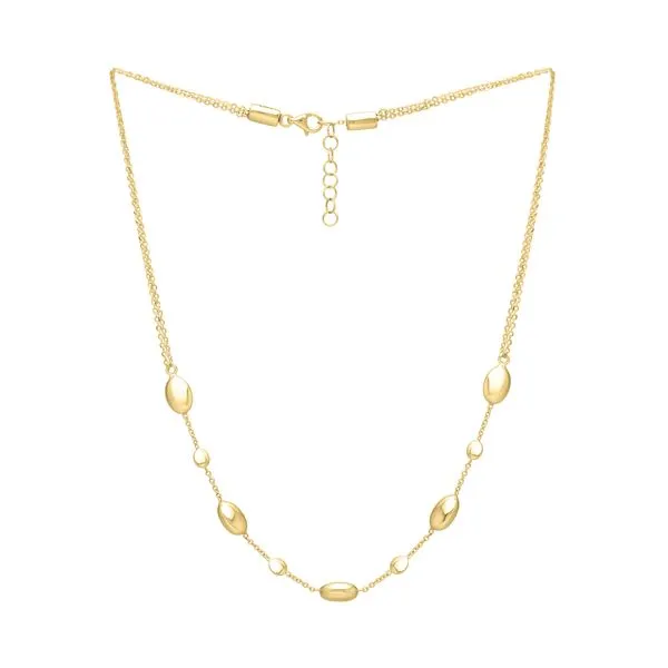 14K Adjustable Puff Pebble Bracelet/Anklet Tennies Jewelry Appleton, WI