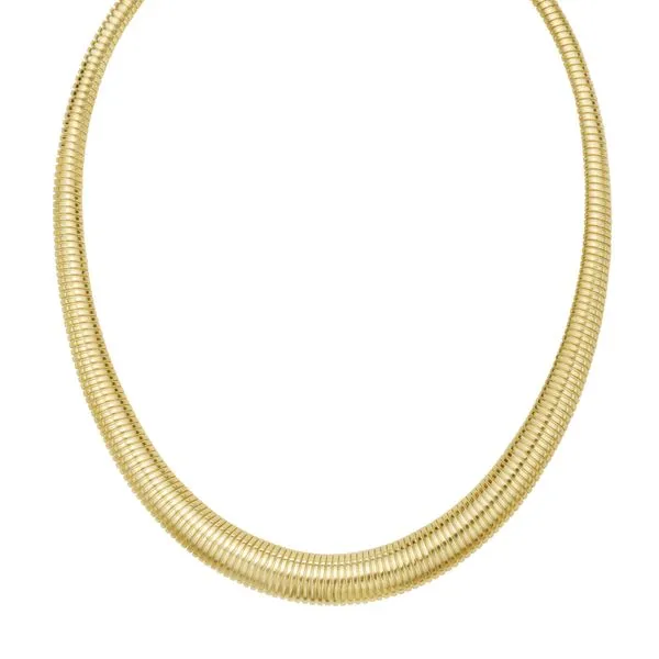 14K Graduated Tubogas Necklace Comstock Jewelers Edmonds, WA