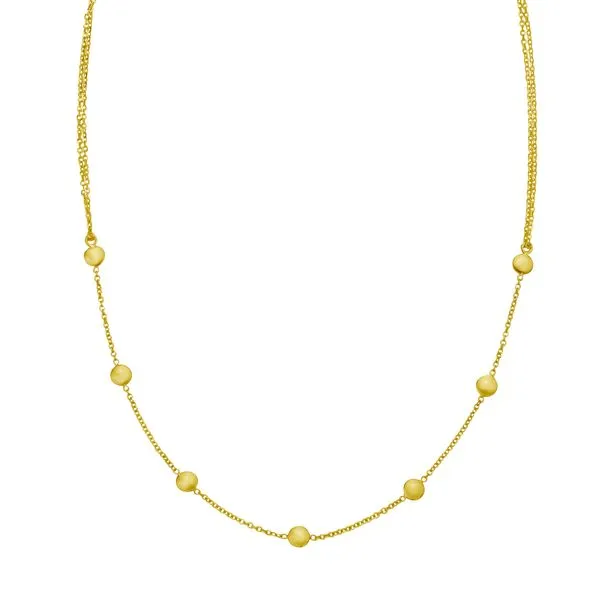 14K Adjustable Bead Link Necklace Gysbers Jewelry Waupun, WI