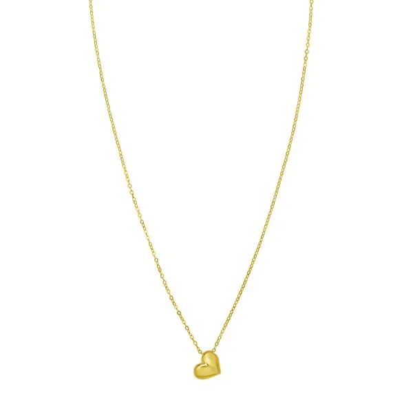 14K Puffed Mini Heart Pendant Tennies Jewelry Appleton, WI