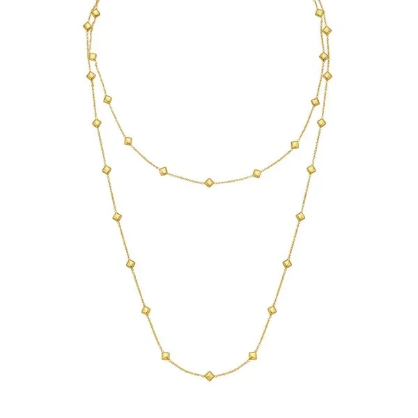 14K Pyramid Station Layered Necklace Clater Jewelers Louisville, KY