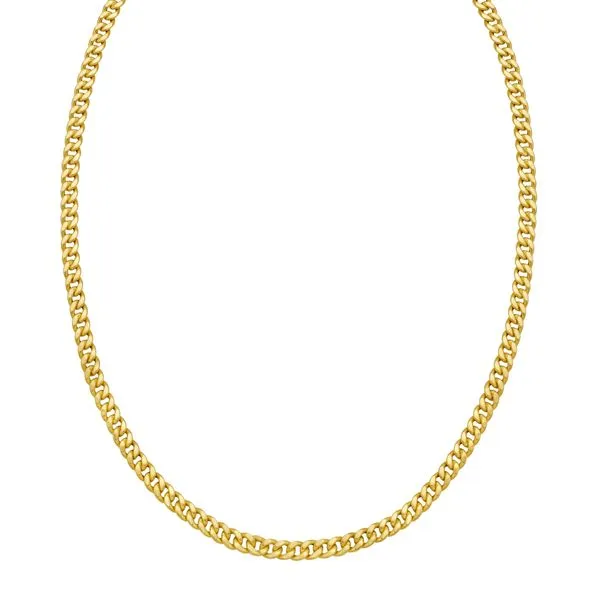 14K Petite Faceted Cuban Link Chain Clater Jewelers Louisville, KY