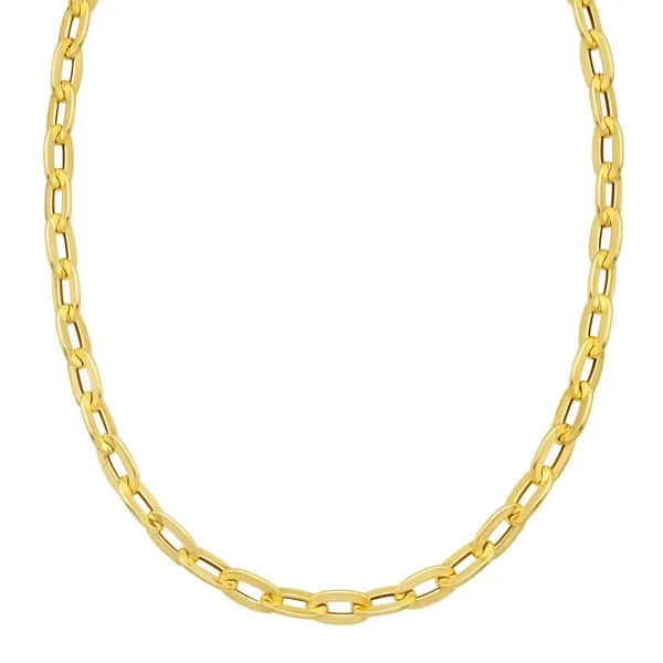 14K Long Mirror Rolo Link Chain Tennies Jewelry Appleton, WI