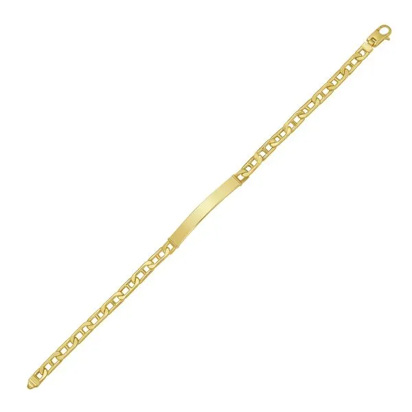 14K Gold Mariner ID Bracelet Alan Miller Jewelers Oregon, OH