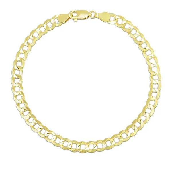 14K Gold 5.7mm Comfort Curb Chain  Tennies Jewelry Appleton, WI