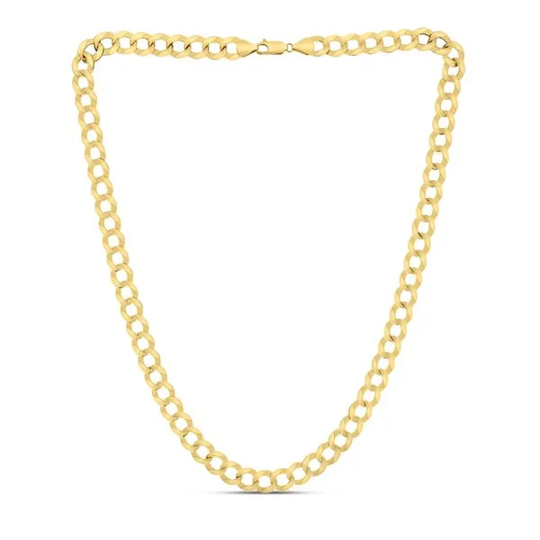 14K Gold 11.23mm Comfort Curb Chain  Tennies Jewelry Appleton, WI